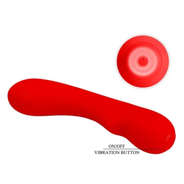 Pretty Love - Vibrador recargable rojo Prescott - Imagen 6