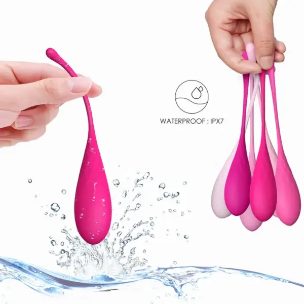 Leslie - Entrenador vaginal Kegel Fit para el suelo pélvico con 6 pesos - Imagen 5