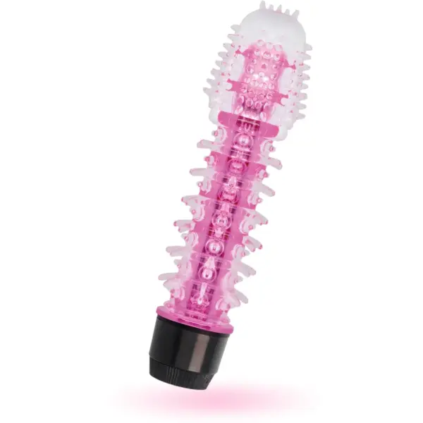 Glossy - Vibrador rosa Jelly Axel con múltiples velocidades - Imagen 3