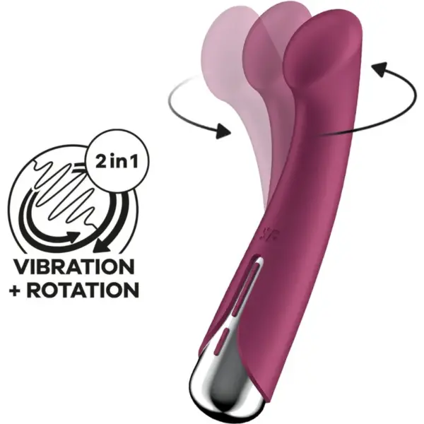 Satisfyer - Spinning G-Spot 1 Vibrador Rotador Rojo - Imagen 4