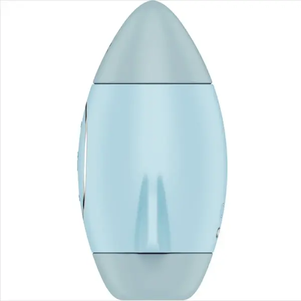 Satisfyer - Misión Control Vibrador Pequeño de Doble Impulso Azul - Imagen 2