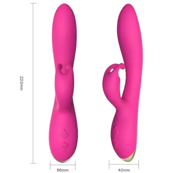 ARMONY - Vibrador rabbit fucsia para placer intenso