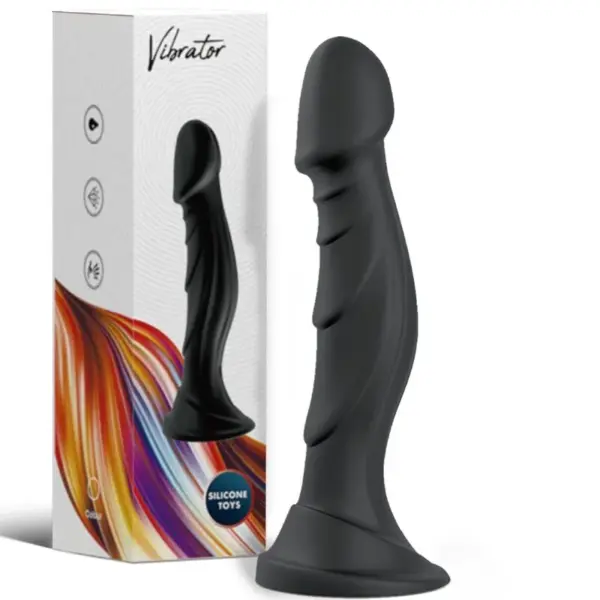 ARMONY - Dildo Vibrador & Plug Anal Control Remoto Negro - Imagen 4