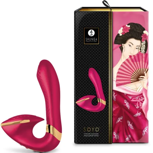 SHUNGA - SOYO Masajeador Íntimo Fucsia: Placer Multifuncional - Imagen 3