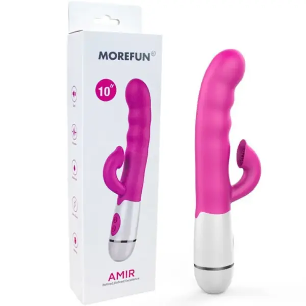 ARMONY - Vibrador Multifuncional Amir con Lengua Estimuladora Rosa - Imagen 5