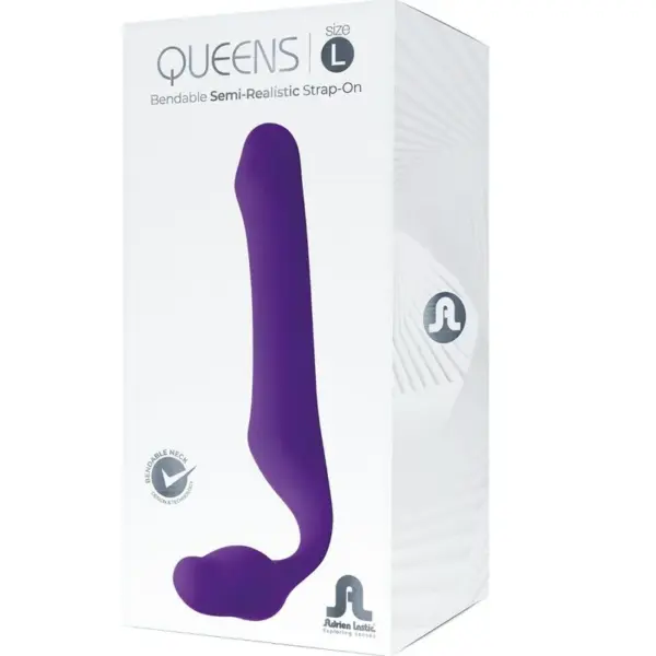 ADRIEN LASTIC - Queen's Strap-On Flexible Violeta Talla L - Imagen 5