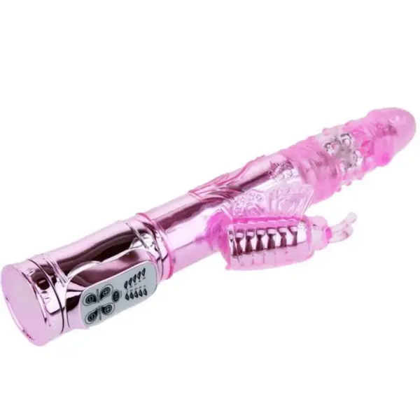 BAILE - Vibrador Rabbit Throbbing Butterfly Recargable con Rotación y Estimulador Clitorial - Imagen 3