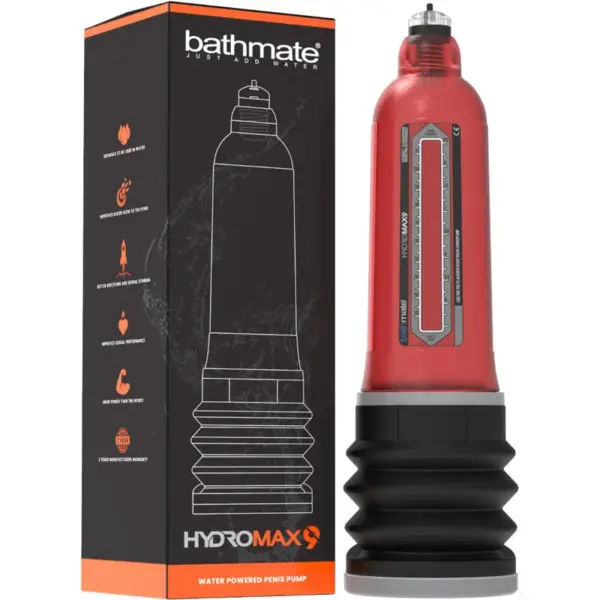 Bathmate - Hydromax 9 Bomba Aumento Pene Rojo - Imagen 2