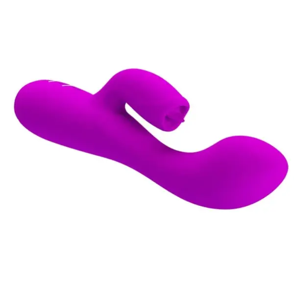 Pretty Love - Vibrador rabbit con licking morado - Imagen 4