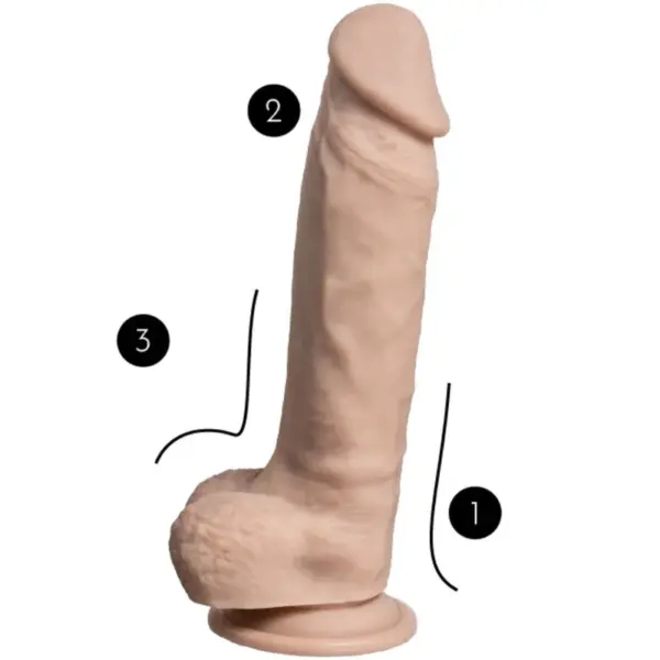 SILEXD - Pene Super Realístico Termo Reactivo 23 cm Premium Silexpan Natural - Imagen 6