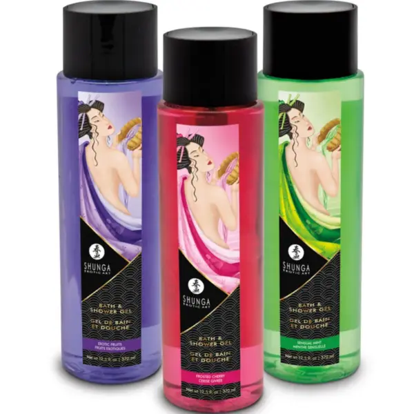 Shunga - Gel de Baño & Ducha Menta 370 ML - Imagen 2