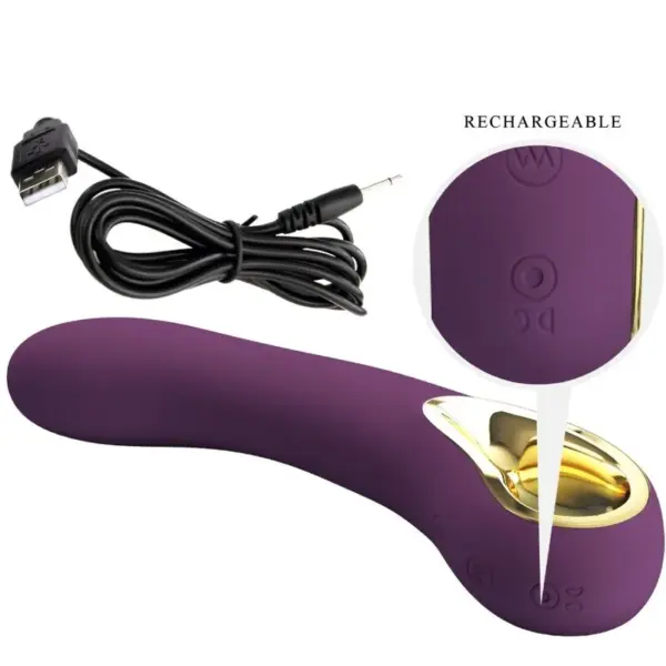 Pretty Love - Vibrador recargable lila Ethan - Imagen 5