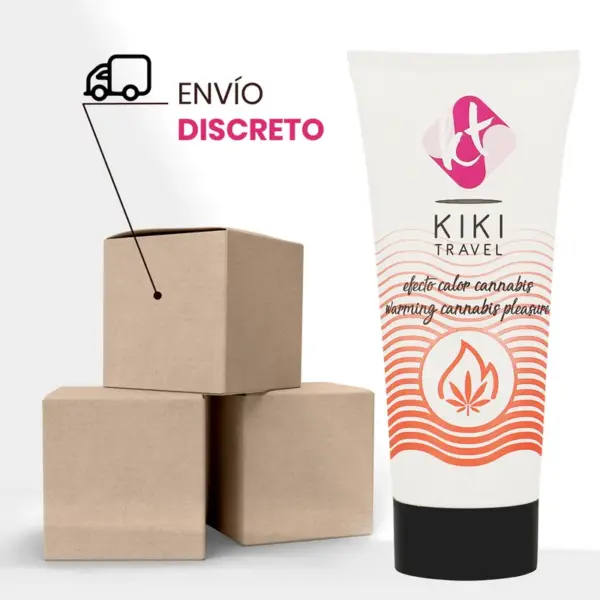 KIKÍ TRAVEL - Gel Deslizante Sabor a Cannabis Efecto Calor Intenso 50 ML - Imagen 9