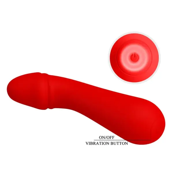 Pretty Love - Vibrador de punto G recargable rojo - Imagen 7