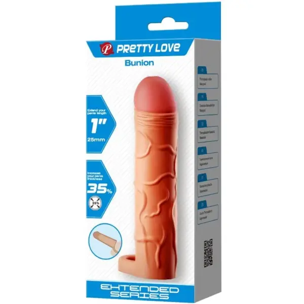 Pretty Love - Bunion Funda de Pene Extensora Natural - Imagen 6