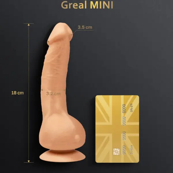 G-VIBE - Greal Mini Dildo Vibrador Silicona Natural - Imagen 2