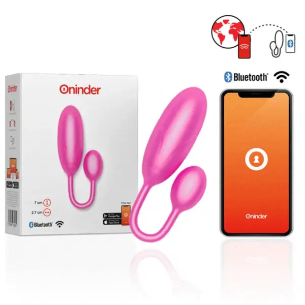 ONINDER - Denver Huevo Vibrador Rosa con App Gratuita