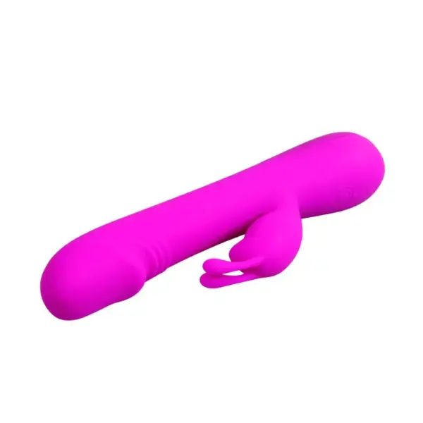 Pretty Love - Vibrador rabbit con licking morado - Imagen 2