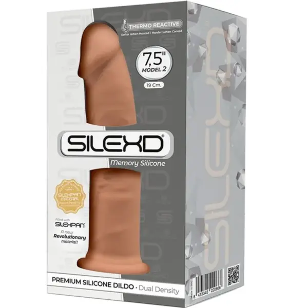 SILEXD Modelo 2 - Dildo Realístico Silicona Premium Caramelo de 19 cm - Imagen 3