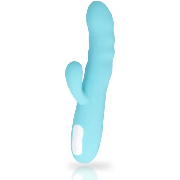 MIA - Vibrador rotador Eiffel azul turquesa para el placer femenino - Imagen 4