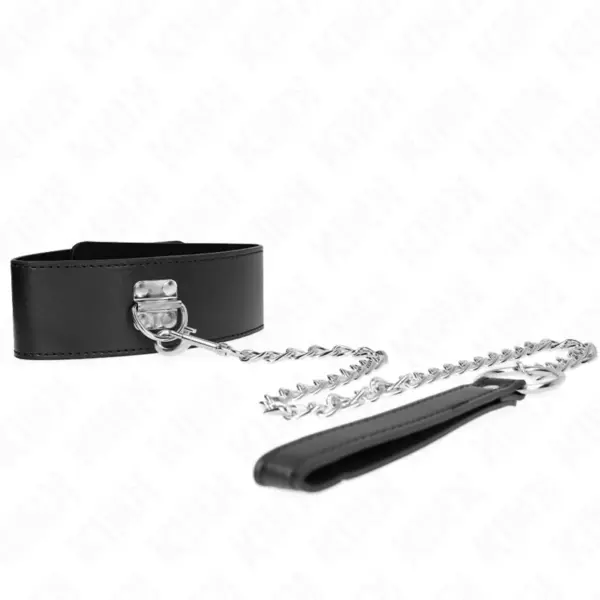 KINK - Collar con Correa 65 cm Ancho Negro Ajustable - Imagen 3