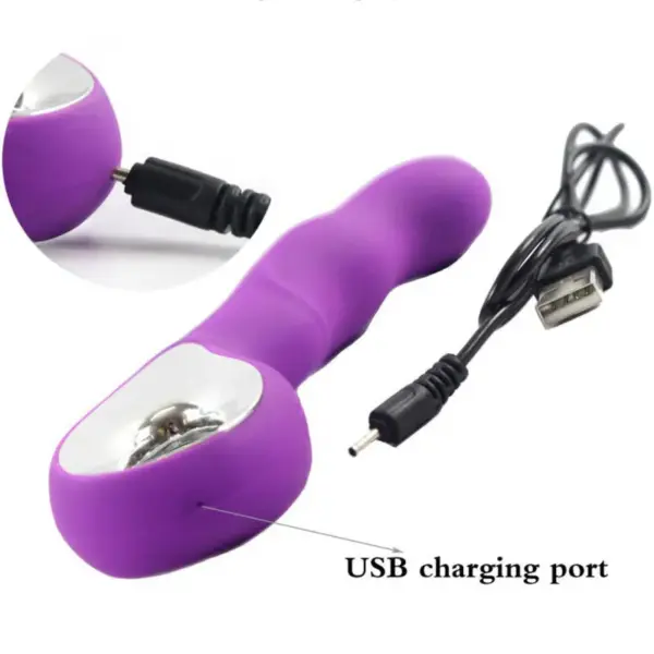 Armony - Vibrador Anna Pull Ring Violeta - Imagen 4