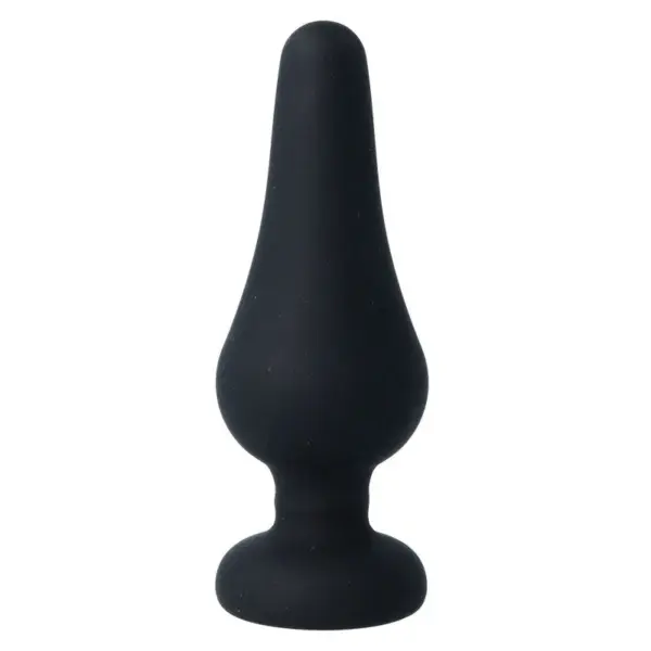 INTENSE - Anal Plug PIPO L Silicone Negro 13 cm - Imagen 2