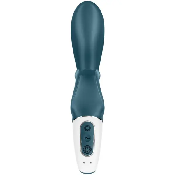 Satisfyer - Hug Me Vibrador Rabbit App Azul - Imagen 3