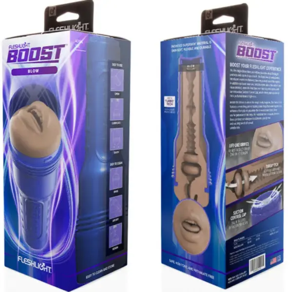 Fleshlight Boost - Masturbador Boca Blow MD Flesh RP - Imagen 4