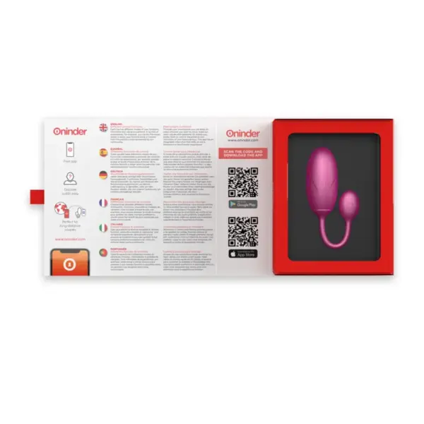 ONINDER - Tokyo Huevo Vibrador Rosa con App Gratuita - Imagen 8