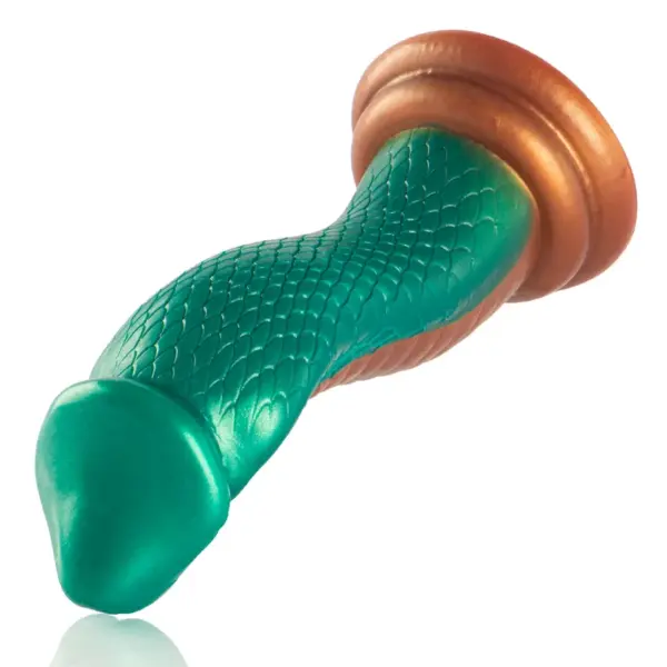 EPIC CYBERSILICOCK - Python Dildo Cobra Verde para Placer Épico - Imagen 4