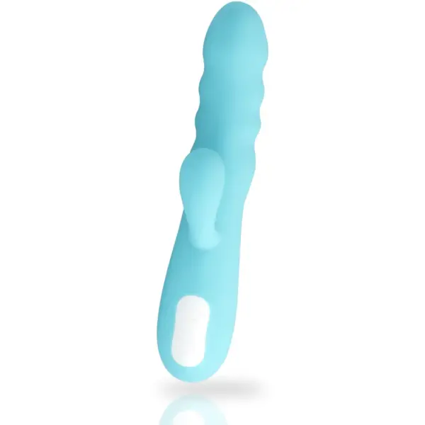 MIA - Vibrador rotador Eiffel azul turquesa para el placer femenino - Imagen 2