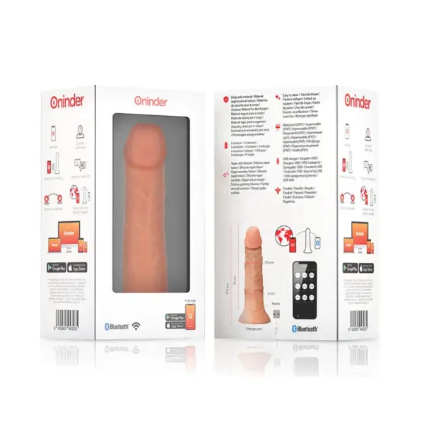 ONINDER - Dildo Vibrador Bogotá 17.5 cm - App Gratuita - Imagen 8