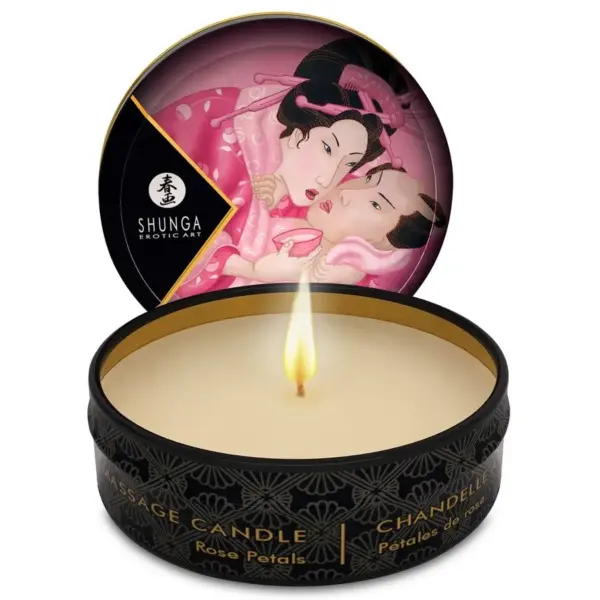 SHUNGA - Mini Caress by Candlelight Vela Masaje Rosas 30 ml