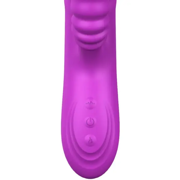 Armony - Vibrador Multifuncion Doble Lengua con Efecto Calor Violeta - Imagen 5