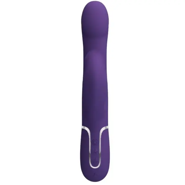 Pretty Love - Vibrador rabbit con licking morado - Imagen 3