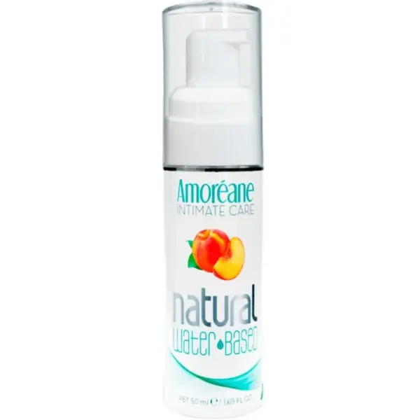 AMOREANE - Lubricante base de agua melocotón 50 ml