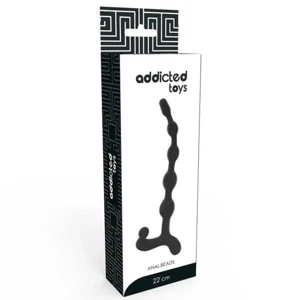 Addicted Toys - Bolas Anales 22 cm Negro - Imagen 5