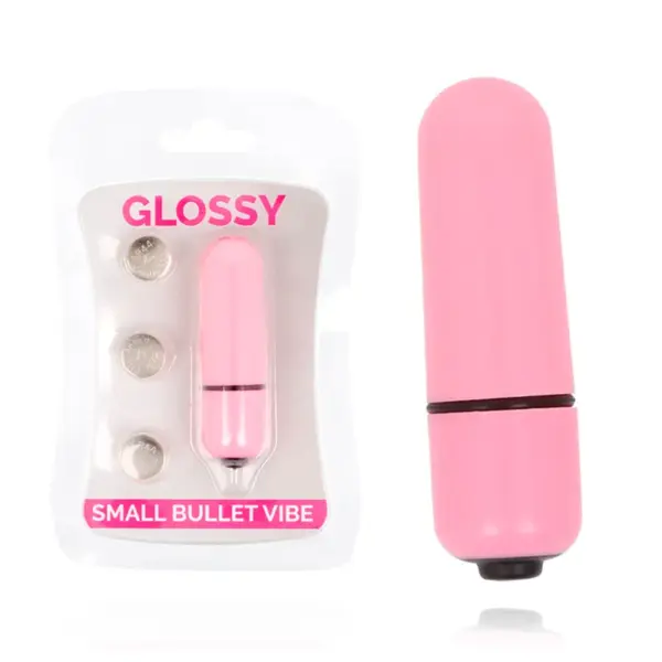 GLOSSY - Small Bala Vibradora Rosa para Placer Infinito