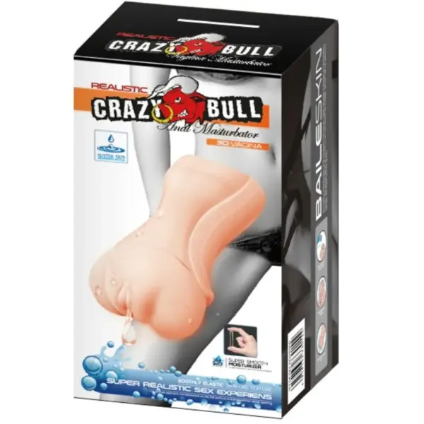 CRAZY BULL - Masturbador Water Skin Vagina para Placer Realista - Imagen 5