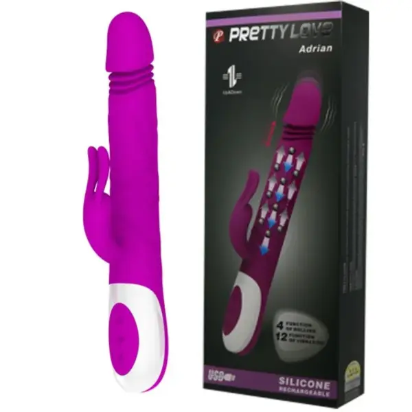 Pretty Love - Vibrador multifuncional recargable Adrian - Imagen 8