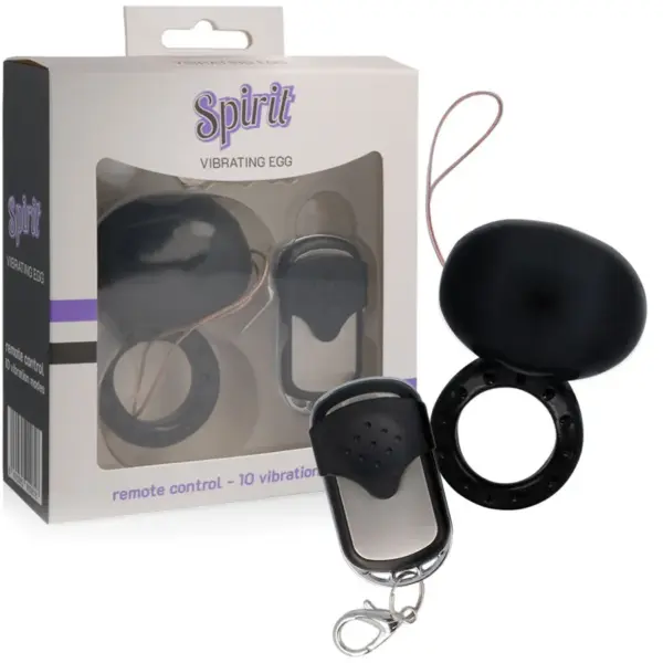 SPIRIT - Anillo vibrador control remoto negro - Imagen 2