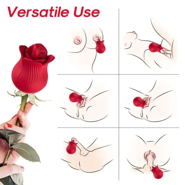 ARMONY - Succionador de Clítoris Rosa Vibrador y Estimulador Rojo - Imagen 2