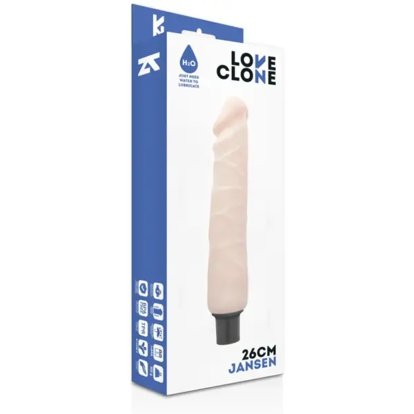 LOVECLONE - Vibrador realista con tecnología de lubricación automática de 26 cm - Imagen 5