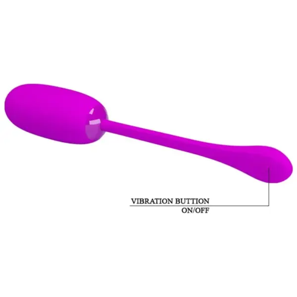 Pretty Love - Huevo vibrador impermeable y recargable morado - Imagen 8