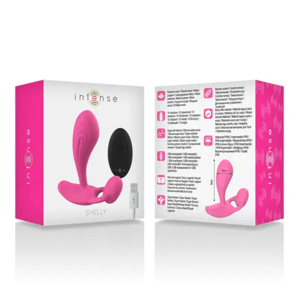 Intense - Shelly Plug Anal Control Remoto Rosa - Imagen 6