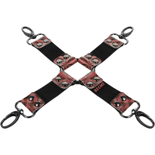 BEGME - Red Edition Hog Tie Cuero Vegano para Juegos de Bondage - Imagen 4