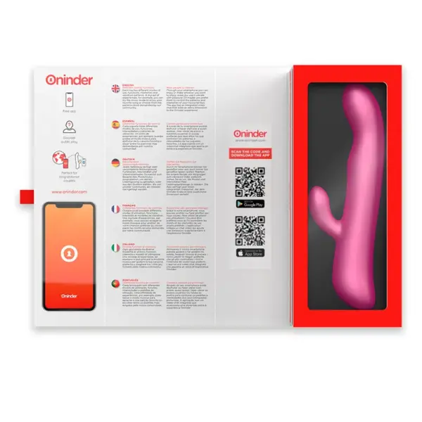 ONINDER - Vibrador Conejo con Vibración y Rotación Rosa - Imagen 7