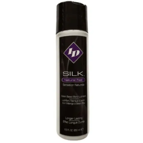 ID SILK - Lubricante Base Agua y Silicona Natural Feel 250 ML