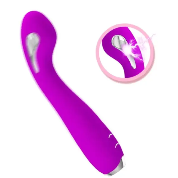 Pretty Love - Vibrador ElectroShock recargable morado - Imagen 4